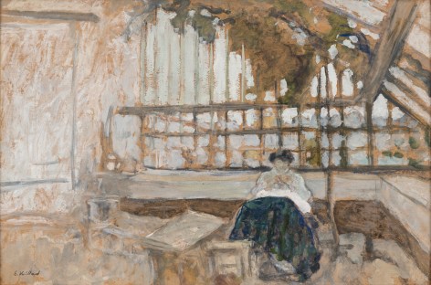 &Eacute;douard Vuillard &ldquo;Marcelle Aron assise dans la serre &agrave; Ormesson&rdquo;, 1902