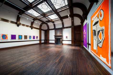 Aaron Curry, Paintings, London, 2014, Installation Image 9