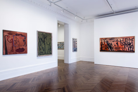 A.R. PENCK, Early Works, London, 2015, Installation Image 5