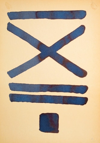 A.R. Penck, “Untitled (Standart)”, ca. 1967-1968