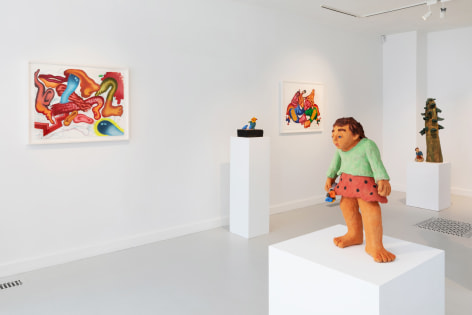 PETER AND SALLY SAUL, installation view, Michael Werner East Hampton 2022