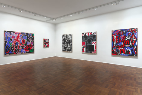 A.R. PENCK New Paintings 10 January through 9 March 2013 UPPER EAST SIDE, NEW YORK, Installation View 2