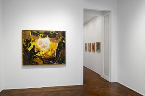 J&ouml;rg Immendorff, Caf&eacute; Deutschland, New York, 2014, Installation Image 9