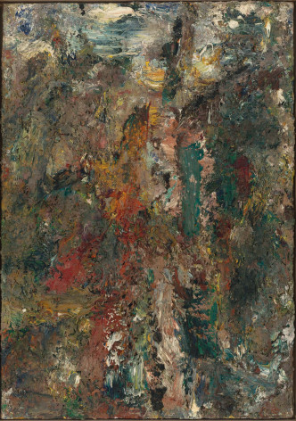 Eugène Leroy, Rouge et verte (Red and Green), 1990