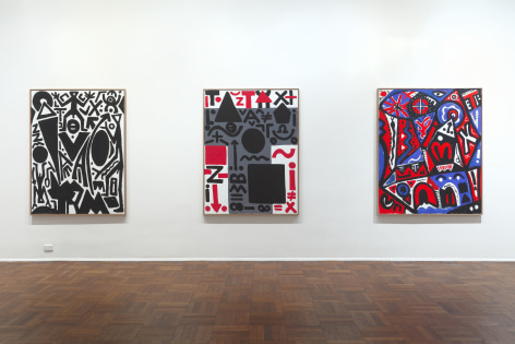 A.R. PENCK New Paintings 10 January through 9 March 2013 UPPER EAST SIDE, NEW YORK, Installation View 3