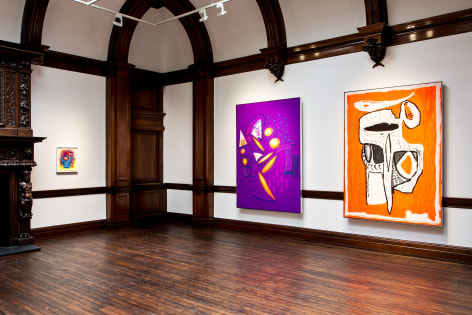 Aaron Curry, Paintings, London, 2014, Installation Image 11