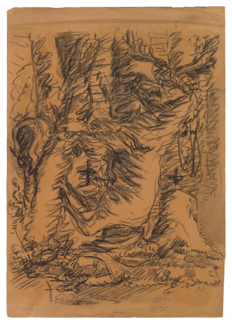 “Untitled”, 1967 Charcoal on paper