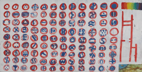 “Standart-Schema”, 1968 Oil on wood