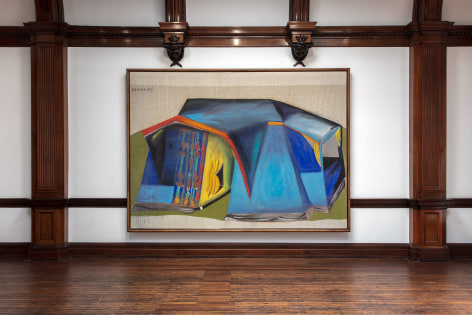 MARKUS L&Uuml;PERTZ, Tent Paintings, 1965, London, 2018, Installation Image 7