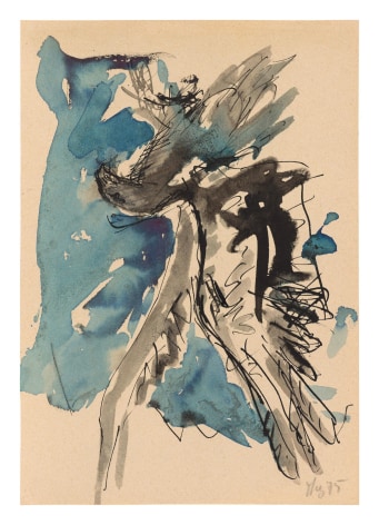 Georg Baselitz, Untitled (Eagle), 1975