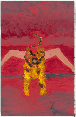 “Untitled”, 2021 Oil on paper