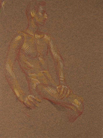 “Seated Male Nude”, ca. 1990-1999
