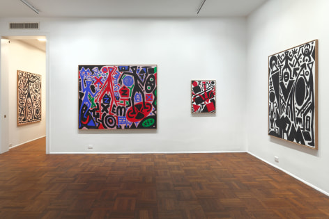 A.R. PENCK New Paintings 10 January through 9 March 2013 UPPER EAST SIDE, NEW YORK, Installation View 1