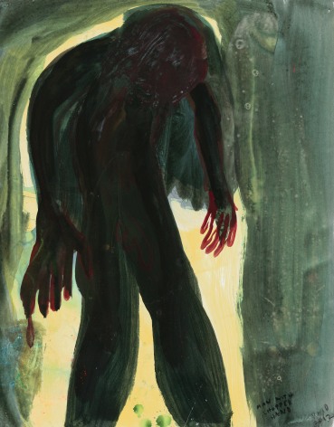 "Untitled", 2012 Oil on paper