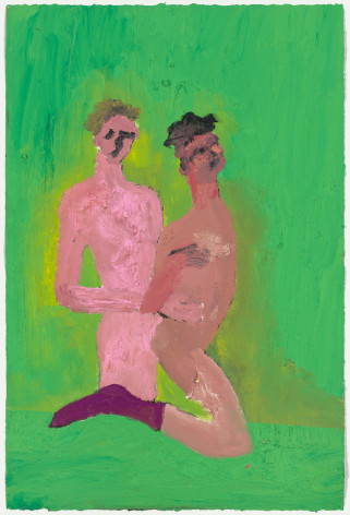 “Untitled”, 2021 Oil on paper