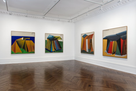 MARKUS L&Uuml;PERTZ, Tent Paintings, 1965, London, 2018, Installation Image 4