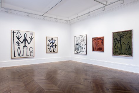 A.R. PENCK, Early Works, London, 2015, Installation Image 7
