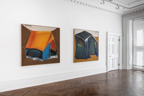 MARKUS L&Uuml;PERTZ, Tent Paintings, 1965, London, 2018, Installation Image 3