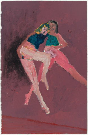 “Untitled”, 2021 Oil on paper