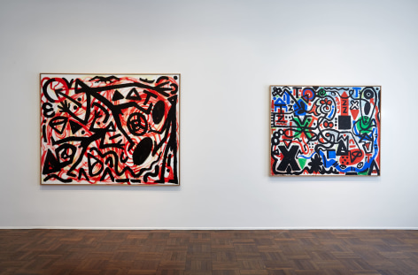 A.R. PENCK, Between Light and Shadow, New York, 2015, Installation Image 3