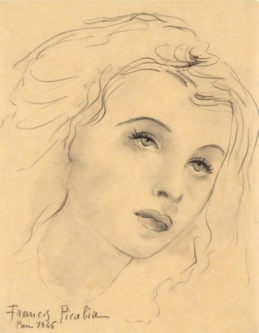 &ldquo;Untitled&rdquo;, 1946, Charcoal on paper