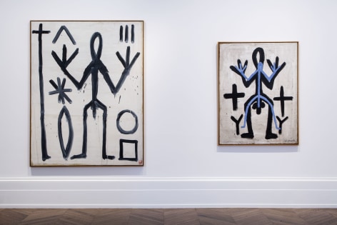 A.R. PENCK, Early Works, London, 2015, Installation Image 10