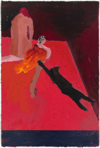 “Untitled”, 2021 Oil on paper