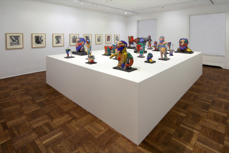 MARKUS L&Uuml;PERTZ Bozzetti for Hercules 13 March through 30 April 2013 UPPER EAST SIDE, NEW YORK, Installation View 2