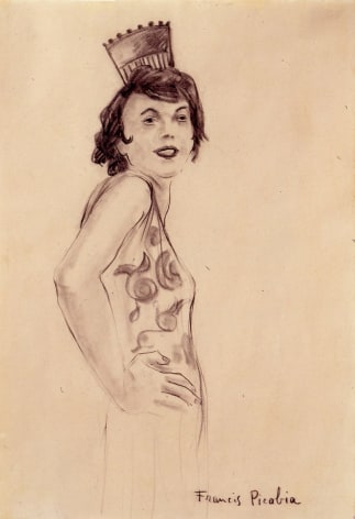 “L’Andalous”, ca. 1941, Pencil on paper