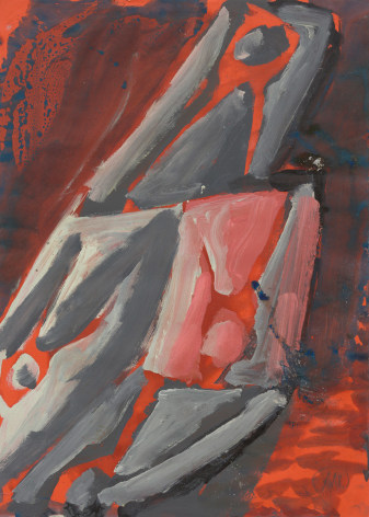 &quot;Untitled&quot;, 1980 Oil, acrylic on paper