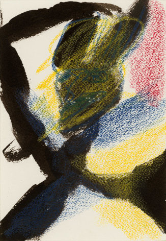 "Untitled", 1985 India ink, crayon on paper