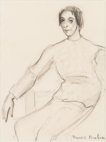 &ldquo;Untitled (Portrait de femme)&rdquo;, ca. 1932-1938, Pencil on paper