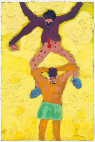 “Untitled”, 2021 Oil on paper