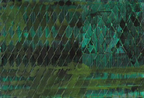 Hurvin Anderson, “Another shortcut”, 2020