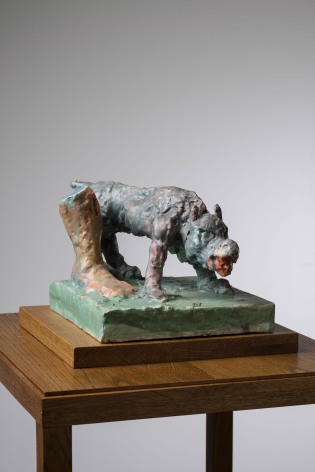 "Cerberus", 2017 Plaster, wax