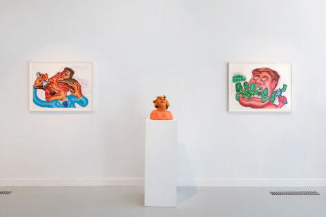 PETER AND SALLY SAUL, installation view, Michael Werner East Hampton 2022