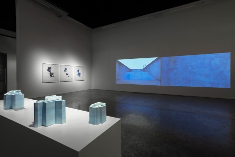 Lakes Drying, Tides Rising, Nazgol Ansarinia, Installation view at Green Art Gallery, Dubai, 2022