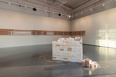 Solid Void, Asma Belhamar, Installation view at 421, Abu Dhabi, UAE, 2023