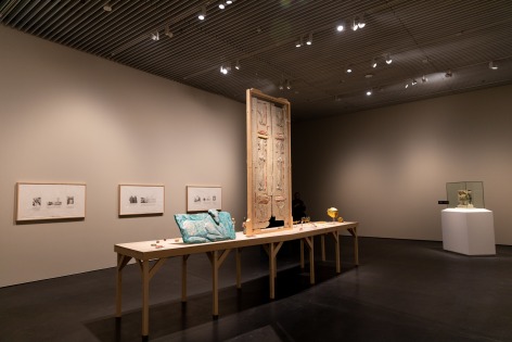 Michael Rakowitz, The invisible enemy should not exist, 2007- ongoing, Installation view at Jameel Arts Centre, Dubai, UAE, 2020