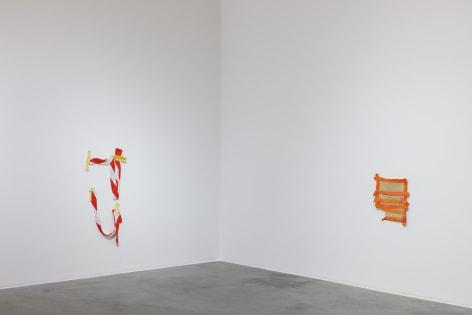 Bound: Textiles Between Loss and Repair, curated by Murtaza Vali, Installation view at Green Art Gallery, Dubai, 2024