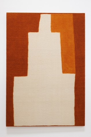 M&#039;barek Bouhchichi, Terra No. 1, 2024, Natural weaving and dyeing, 230 x 160 cm