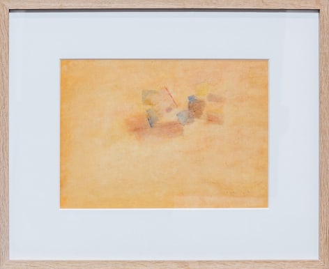 Chaouki Choukini, Désert 9, 1993, Watercolor on paper, 21.7 x 30.5 cm