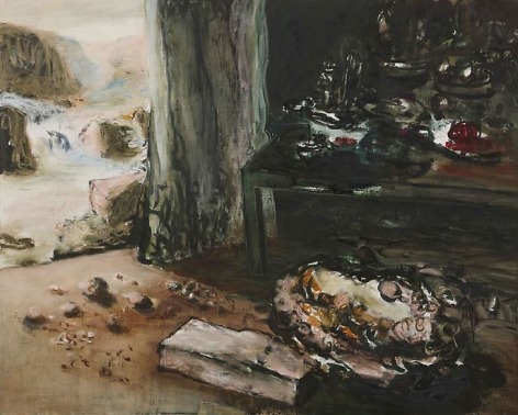 Ziad Dalloul, Celebrations of the Absent, 2010, Oil on canvas, 130 x 162 cm