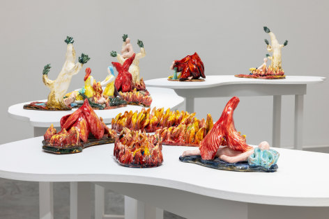 Strange Fruit, Dorsa Asadi, Installation view at Green Art Gallery, Dubai, 2023