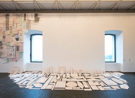 Michael Rakowitz. Imperfect Binding, Installation view at Castello di Rivoli Museo d&rsquo;Arte Contemporanea, Turin, Italy, 2019