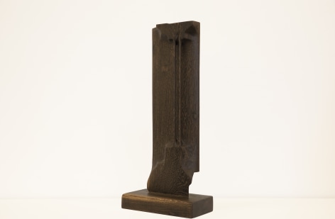 Chaouki Choukini, Cordes, 1979, Wangué/Wenge, 83 x 37 x 19 cm