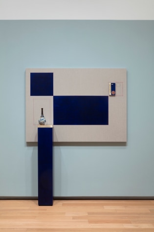 Kamrooz Aram, Blue Backdrop for Minor Arts, 2018