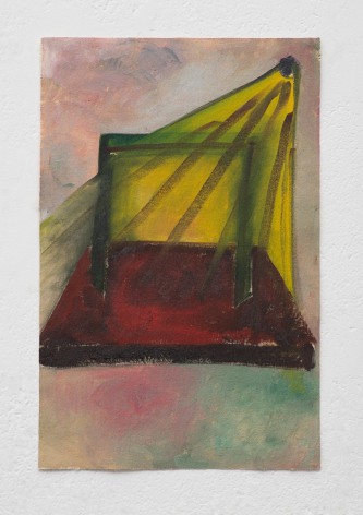 Ana Mazzei, Stage: focus, 2023-2024, Oil and pastel on canvas, 43 x 28 cm