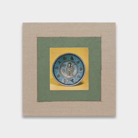 Kamrooz Aram, Variations on Turquoise Bowl (detail), 2025