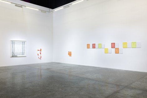 Bound: Textiles Between Loss and Repair, curated by Murtaza Vali, Installation view at Green Art Gallery, Dubai, 2024